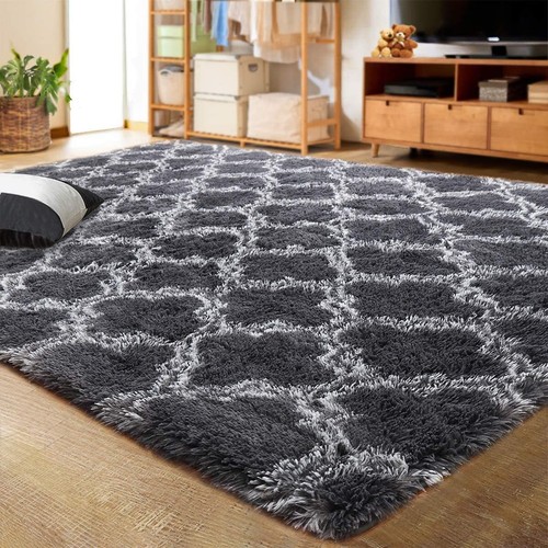 Fluffy rugs large shaggy - rugs,