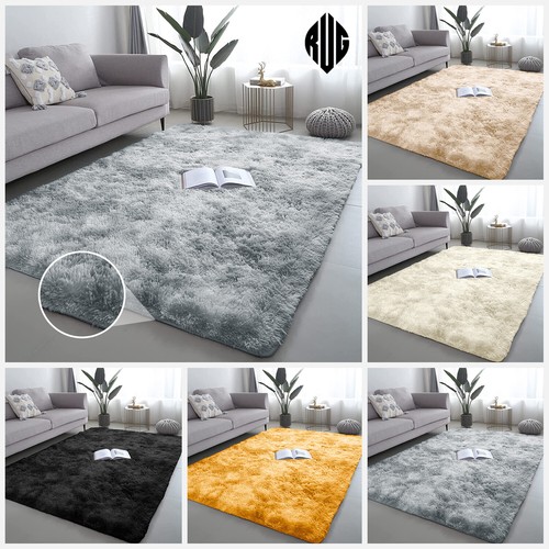 Large shaggy fluffy rugs - large,