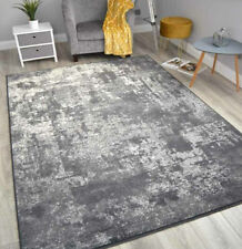 Grey Marble Style Rug Small