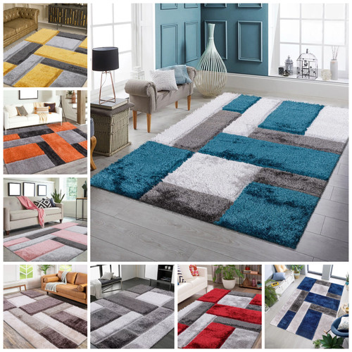 Soft modern shaggy area - soft, rug